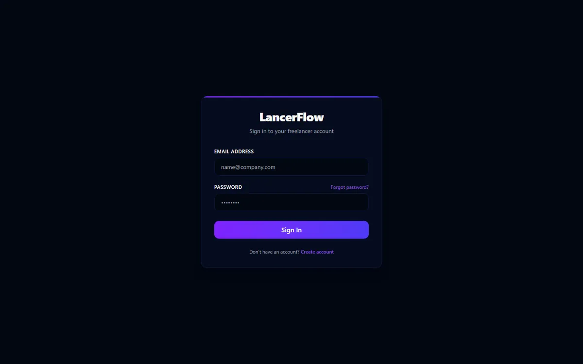 Freelancer CRM preview